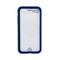Μαγνητική Θήκη 360° front back Apple iPhone 7 / iPhone 8 / iPhone SE 2020 / iPhone SE 2022 Μπλε