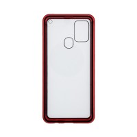 Μαγνητική Θήκη 360° front back Samsung Galaxy A21s Κόκκινο