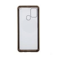Μαγνητική Θήκη 360° front back Samsung Galaxy A21s Χρυσό