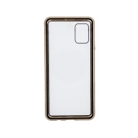 Μαγνητική Θήκη 360° front back Samsung Galaxy A51 Χρυσό