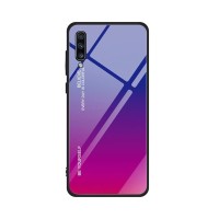 Glass Case Samsung Galaxy A70/A70s Μπλε / Ματζέντα