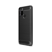 Θήκη Σιλικόνης Carbon TPU Fiber Brushed Honor 9A Μαύρο
