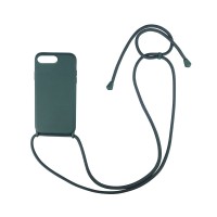 Θήκη Σιλικόνης με Κορδόνι CarryHang Sonique Apple iPhone 7 Plus / iPhone 8 Plus Πράσινο Σκούρο