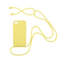 Θήκη Σιλικόνης με Κορδόνι CarryHang Sonique Apple iPhone 7 / iPhone 8 / iPhone SE 2020 / iPhone SE 2022 Κίτρινο