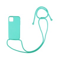 Θήκη Σιλικόνης με Κορδόνι CarryHang Sonique Apple iPhone 11 Γαλάζιο