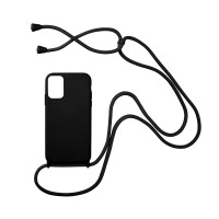 Θήκη Σιλικόνης με Κορδόνι CarryHang Sonique Samsung Galaxy A32 5G Μαύρο