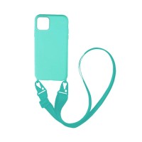 Θήκη Σιλικόνης με Strap CarryHang Sonique Apple iPhone 11 Γαλάζιο