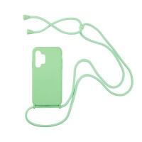 Θήκη Σιλικόνης με Κορδόνι CarryHang Sonique Samsung Galaxy A32 4G Πράσινο Ανοιχτό