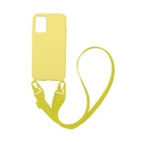 Θήκη Σιλικόνης με Strap CarryHang Sonique Samsung Galaxy A52 4G/5G / Galaxy A52s 5G Κίτρινο