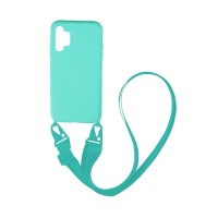 Θήκη Σιλικόνης με Strap CarryHang Sonique Samsung Galaxy A32 5G Γαλάζιο