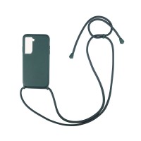 Θήκη Σιλικόνης με Κορδόνι CarryHang Sonique Samsung Galaxy S21 Plus Πράσινο Σκούρο