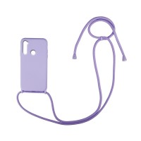 Θήκη Σιλικόνης με Κορδόνι CarryHang Sonique Xiaomi Redmi Note 8T Λιλά