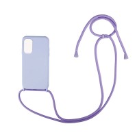 Θήκη Σιλικόνης με Κορδόνι CarryHang Sonique Xiaomi Poco M3 / Redmi 9T Λιλά