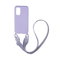 Θήκη Σιλικόνης με Strap CarryHang Sonique Xiaomi Redmi Note 10 Pro Λιλά
