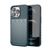 Θήκη Κινητού Thunder Case Flexible Tough Rugged Apple iPhone 13 Pro Πράσινο