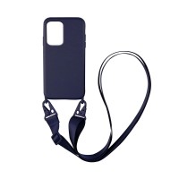 Θήκη Σιλικόνης με Strap CarryHang Sonique Samsung Galaxy S20 Ultra Μπλε Σκούρο
