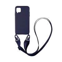 Θήκη Σιλικόνης με Strap CarryHang Sonique Xiaomi Redmi 9C Μπλε Σκούρο