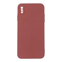 Θήκη Σιλικόνης My Colors Sonique Apple iPhone X / iPhone XS Μπορντό Ανοιχτό