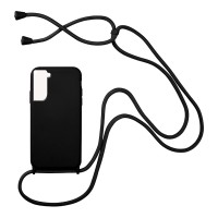 Θήκη Σιλικόνης με Κορδόνι CarryHang Sonique Samsung Galaxy S22 Μαύρο