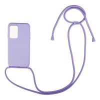Θήκη Σιλικόνης με Κορδόνι CarryHang Sonique Xiaomi Poco M4 Pro 5G / Redmi Note 11s 5g Λιλά