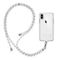 Κορδόνι Λαιμού Sonique Lanyard για Κινητά Rainbow Λευκό