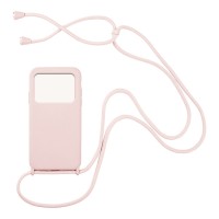 Θήκη Σιλικόνης με Κορδόνι CarryHang Sonique Xiaomi Poco X4 Pro 5G Ροζ