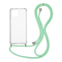 Θήκη Σιλικόνης με Κορδόνι Sonique Armor Clear Apple iPhone 13 Pro Max Βεραμάν