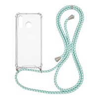 Θήκη Σιλικόνης με Κορδόνι Sonique Armor Clear Huawei P30 Lite Rainbow Βεραμάν
