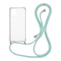 Θήκη Σιλικόνης με Κορδόνι Sonique Armor Clear Samsung Galaxy A03 4G Rainbow Βεραμάν