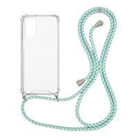 Θήκη Σιλικόνης με Κορδόνι Sonique Armor Clear Samsung Galaxy A13 4G Rainbow Βεραμάν