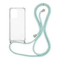 Θήκη Σιλικόνης με Κορδόνι Sonique Armor Clear Samsung Galaxy A33 5G Rainbow Βεραμάν