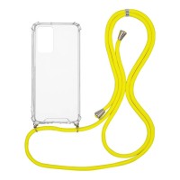 Θήκη Σιλικόνης με Κορδόνι Sonique Armor Clear Xiaomi Poco M4 Pro 5G / Redmi Note 11s 5g Κίτρινο