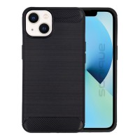 Θήκη Σιλικόνης Sonique Carbon Brushed Apple iPhone 13 Μαύρο