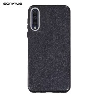 Θήκη Σιλικόνης Sonique Shiny Samsung Galaxy A50 / Galaxy A50S / Galaxy A30S Μαύρο