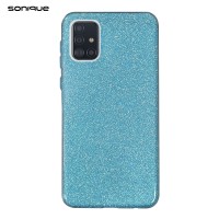 Θήκη Σιλικόνης Sonique Shiny Samsung Galaxy A51 Γαλάζιο
