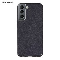 Θήκη Σιλικόνης Sonique Shiny Samsung Galaxy S22 Μαύρο