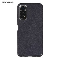 Θήκη Σιλικόνης Sonique Shiny Xiaomi Redmi Note 11 4G / Redmi Note 11S Μαύρο