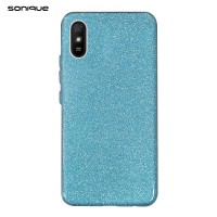 Θήκη Σιλικόνης Sonique Shiny Xiaomi Redmi 9A / Redmi 9AT Γαλάζιο