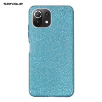 Θήκη Σιλικόνης Sonique Shiny Xiaomi Mi 11 Lite 4G / Mi 11 Lite 5G Γαλάζιο