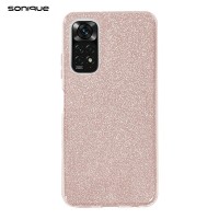 Θήκη Σιλικόνης Sonique Shiny Xiaomi Redmi Note 11 4G / Redmi Note 11S Ροζ