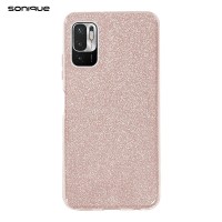 Θήκη Σιλικόνης Sonique Shiny Xiaomi Redmi Note 10 5G / Poco M3 Pro 5G Ροζ