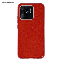 Θήκη Σιλικόνης Sonique Shiny Xiaomi Redmi 10C Κόκκινο