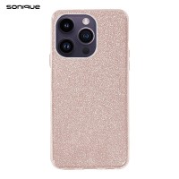 Θήκη Σιλικόνης Sonique Shiny Apple iPhone 14 Pro Ροζ