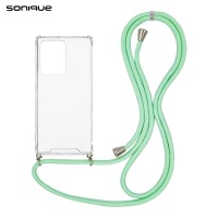 Θήκη Σιλικόνης με Κορδόνι Sonique Armor Clear Xiaomi Xiaomi 11T / Xiaomi 11T Pro Βεραμάν