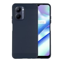 Θήκη Σιλικόνης Sonique Carbon Brushed Realme C33 Μπλέ