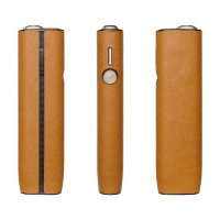 Θήκη PU Leather + PC Sonique για IQOS ILUMA ONE Καφέ