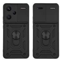 Θήκη Ring Armor CamPro Sonique για Xiaomi Redmi Note 13 Pro Plus 5G Μαύρο