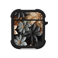 Θήκη Σιλικόνης Sonique 3D Flower Series για AirPods 1/2 Γκρι
