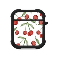 Θήκη Σιλικόνης Sonique Fruit Series για AirPods 1/2 Κεράσι 01