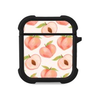 Θήκη Σιλικόνης Sonique Fruit Series για AirPods 1/2 Ροδάκινο